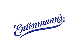 Entenmann's brand logo in blue script on a white background.