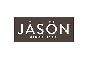 Logo of jāsön natural personal care brand, established in 1959.